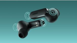 4-mic technology. Clearer calls, even in crowded places