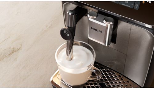 Philips - Cafetera de expreso 3200 Series totalmente automática, con  espumador de leche clásico, 4 variedades de café, pantalla táctil  intuitiva, negro (EP3221/44) : Hogar y Cocina 