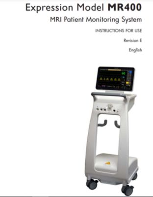 Philips - MR400 IFU Operator Manual English Manual