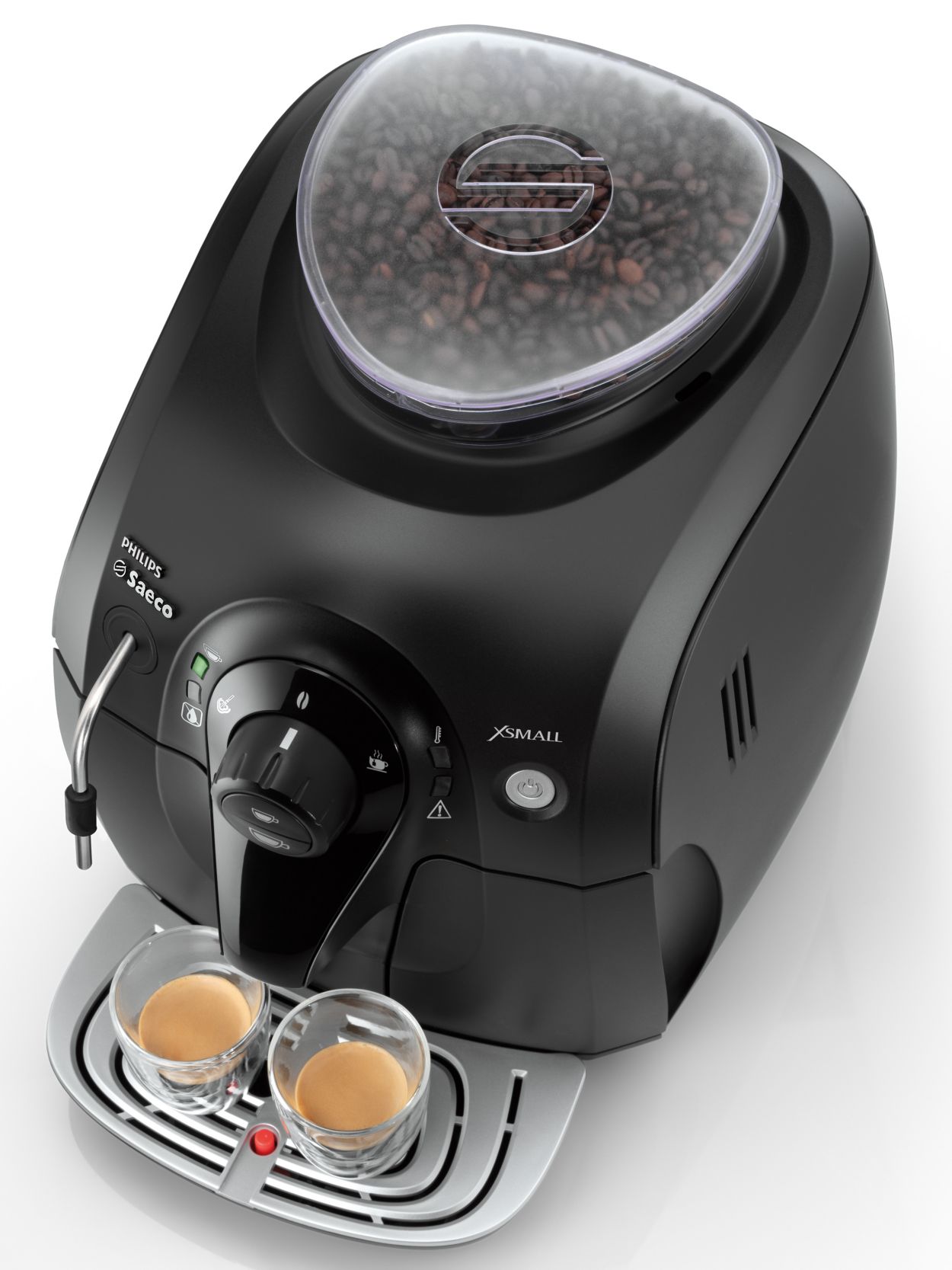 Philips Saeco Cafetera Saeco Xsmall espresso automática, 1400 W, 1 Liter,  acero inoxidable 