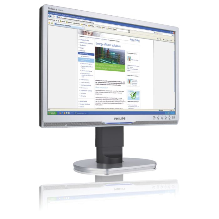 Widescreen ergonomico ad alta risoluzione per aziende