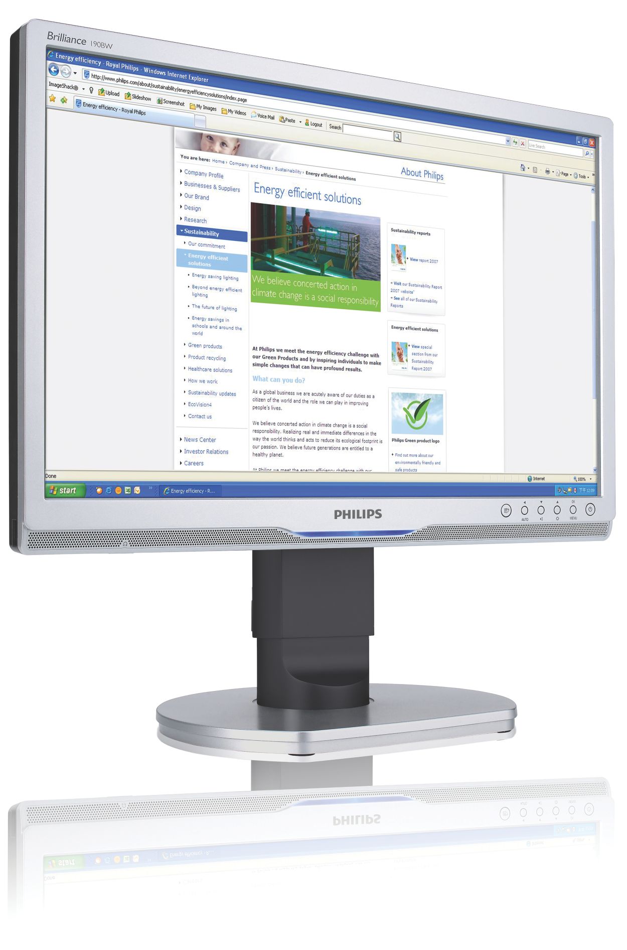High resolution ergonomic widescreen for business