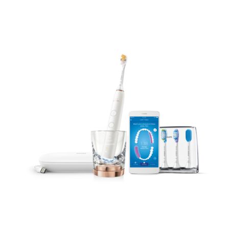HX9924/67 DiamondClean Smart 9750 Sonic electric toothbrush with app