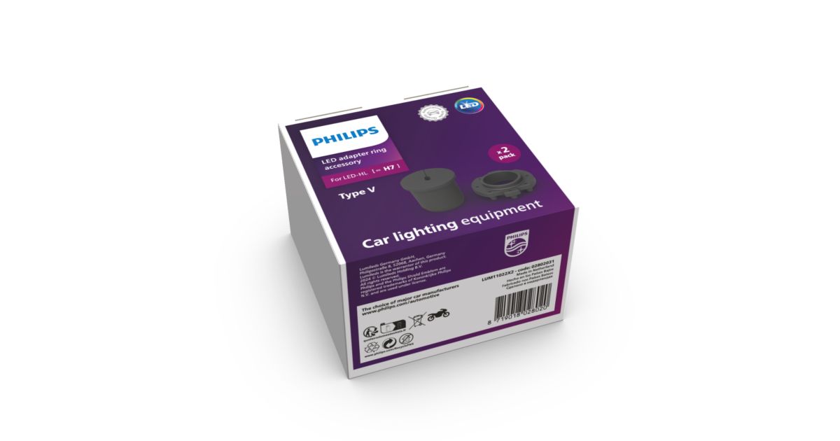 Accessories for LED upgrade Type V adapter rings LUM11022X2/10 | Philips
