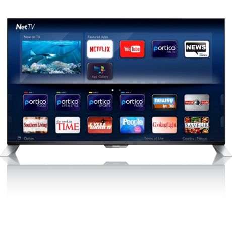 55PFL7900/F8  Slim Smart Ultra HDTV serie 7000