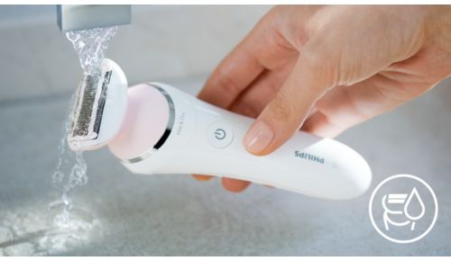 Wet and dry for use in bath or shower