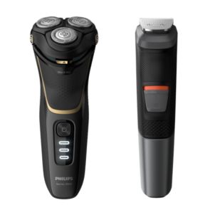 Shaver series 3000 El-shaver til våd/tør barbering, 3000-serien