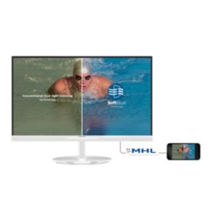 LCD monitor with SoftBlue Technology