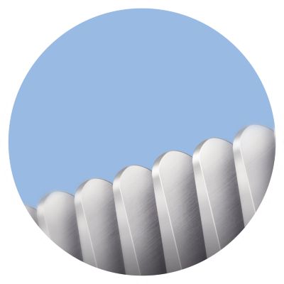 Embouts arrondis spécialement conçus