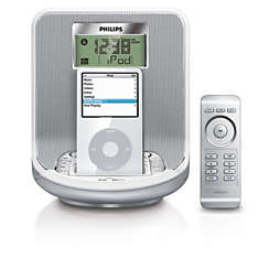 Rádio-relógio para iPod/iPhone