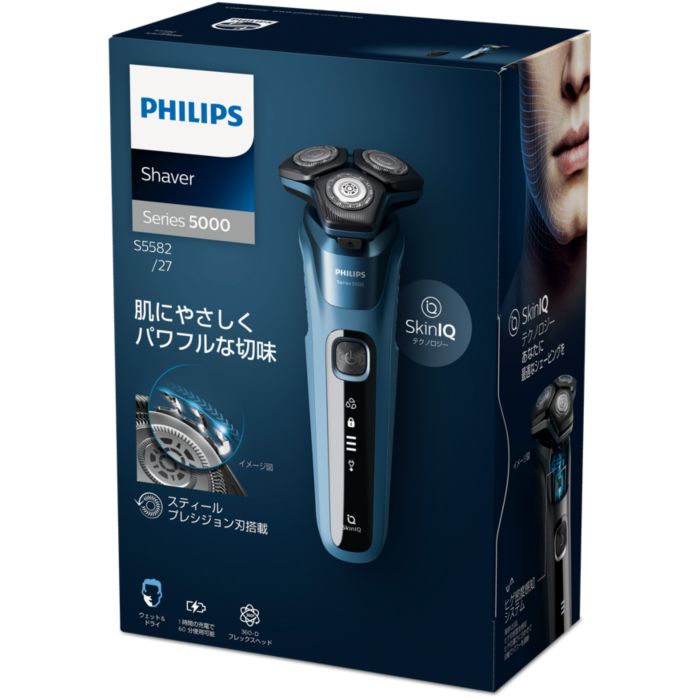 Shaver series 5000 ウェット＆ドライ電動シェーバー S5582/27 | Philips