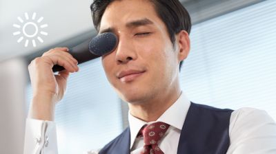 舒緩：為時 4 分鐘的熱敷模式，可舒緩眼睛疲勞，幫助雙眼放鬆