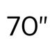 70 inchi