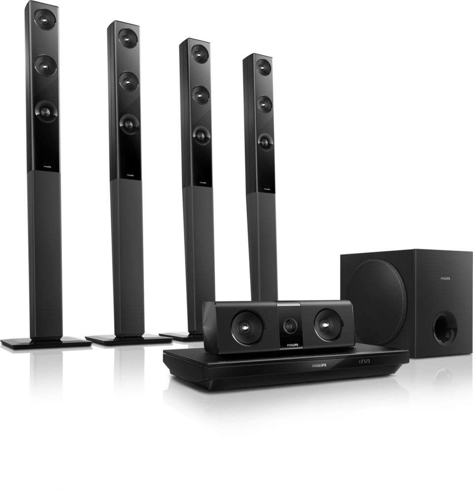 Philips 5 speaker surround hot sale sound