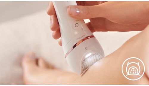 Få øje på selv de fineste hår med Opti-light