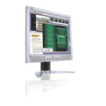 Large convenient display to increase productivity
