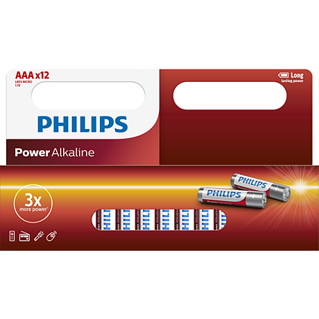 LR03P12W/10 Power Alkaline Bateria