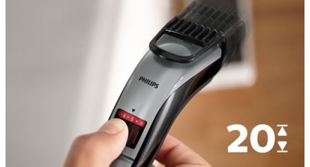 Easy to select and lock-in length settings, 0.5mm to 10mm
