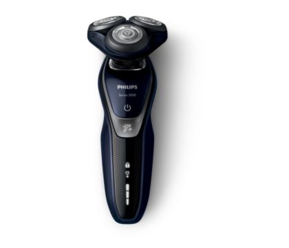 Philips Series 5000 Shaver S5570 Wet and Dry + Trimmer & Extra Shaving Head  Pack