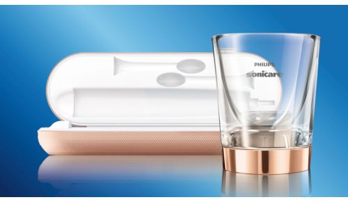 Oplaadreisetui met USB-oplader en oplaadglas