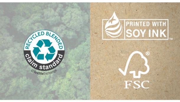 RCS-certified recycled plastic. Responsible packaging