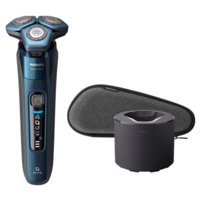 Philips Norelco Aquatouch, Rechargeable Wet ＆ Dry Shaver with Click-On  Precision Trimmer, S5767/87