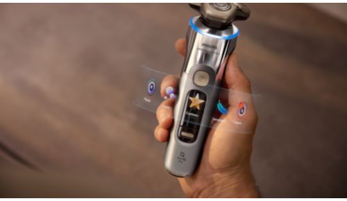 La máxima experiencia personalizada con 5 modos de afeitado