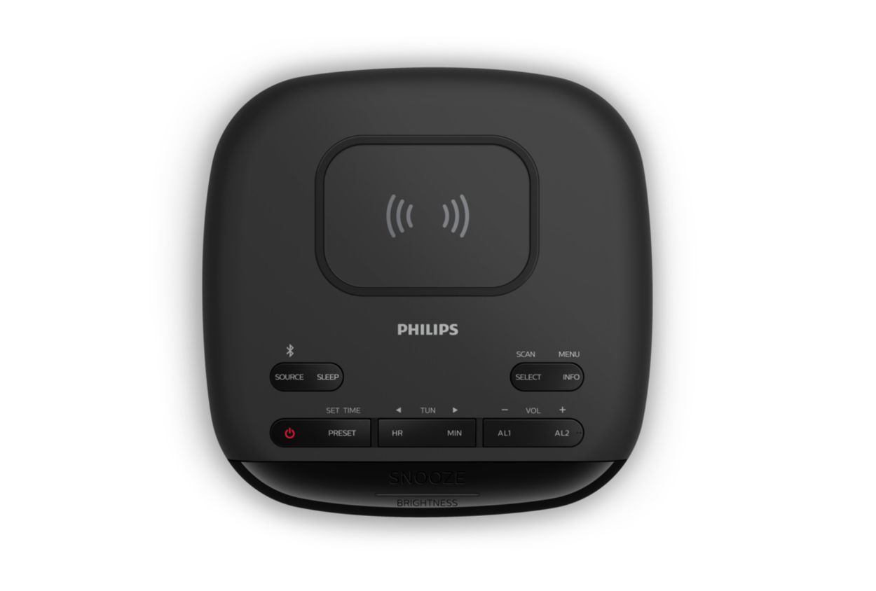 Philips Radio-réveil TAR7705/10 Noir