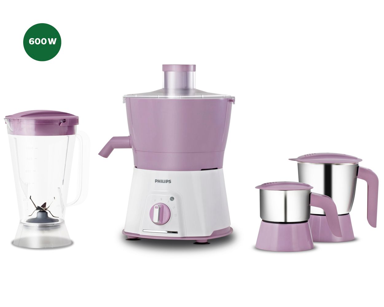 Juice mixer outlet grinder