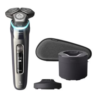 Shaver series 9000 Afeitadora eléctrica Wet &amp; Dry con SkinIQ