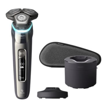 Shaver series 9000 מכונת גילוח חשמלית לשימוש יבש ורטוב עם SkinIQ