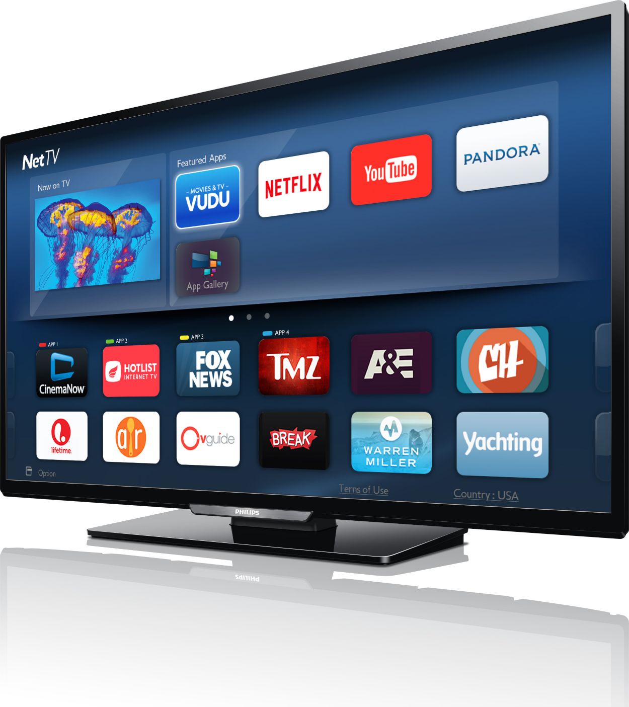 4000 series LED-LCD TV 50PFL4901/F7 | Philips