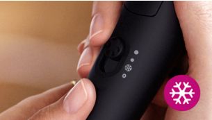Touche air froid pour finaliser votre coiffure