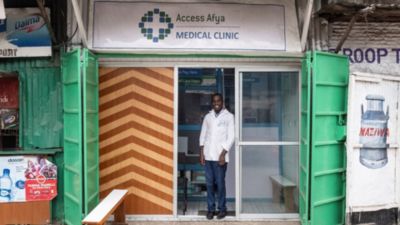 Afya medical clinic exterior view