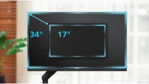 Compatible con monitores de 17 a 34"