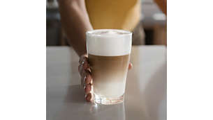 Smooth milk foam from the carafe frother