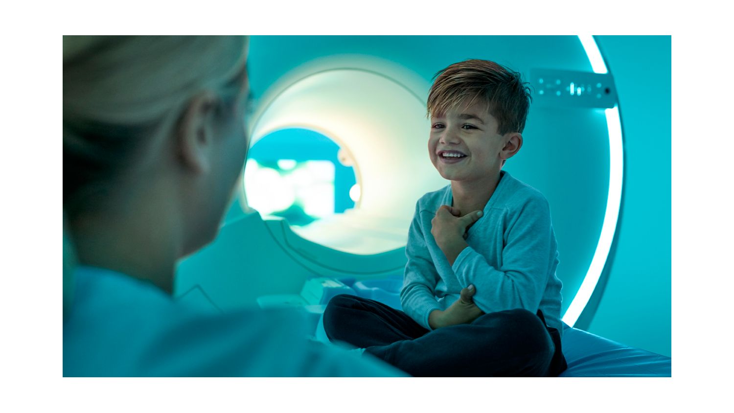 Pediatric MRI patient
