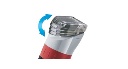 Contour following comb for speed and comfort