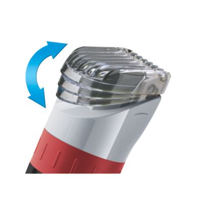 Peine-guía que sigue los contornos para más velocidad y comodidad