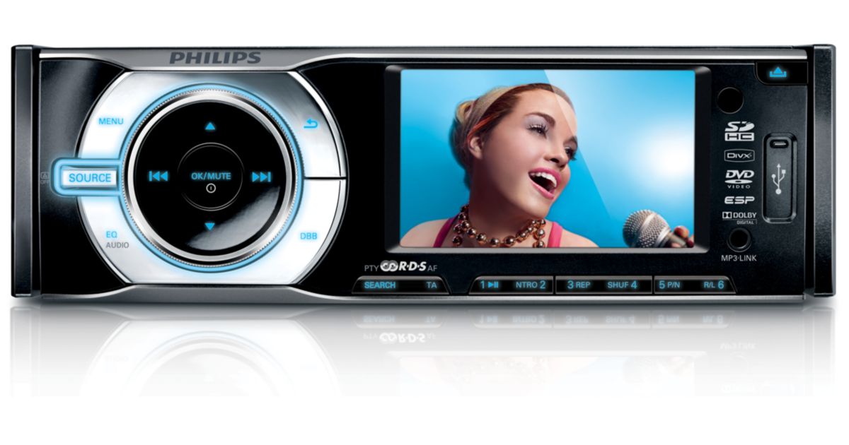Sistemas de áudio e vídeo para carros CED228X/78 | Philips