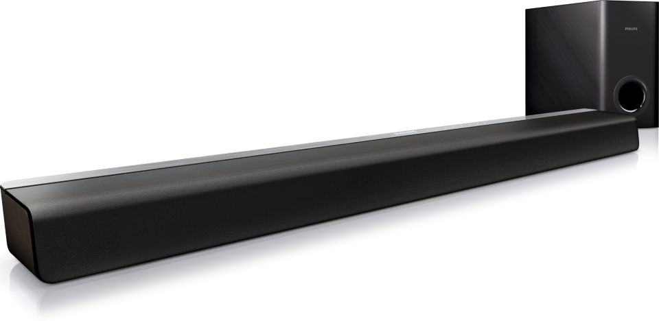 Philips soundbar with store woofer