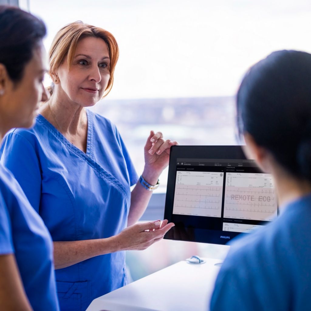 Cardiac Workstation in use