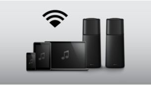 Draadloos muziek van uw muziekapparaten streamen via Bluetooth