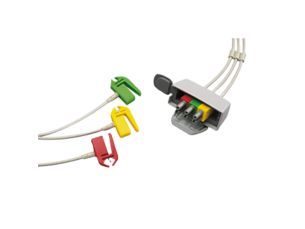 3-adr. E.kabel, Clip, IEC Telemetrie-Elektrodenkabel