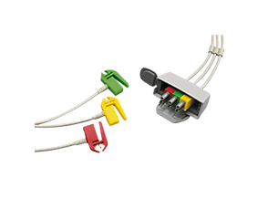 3-adr. E.kabel, Clip, IEC Telemetrie-Elektrodenkabel