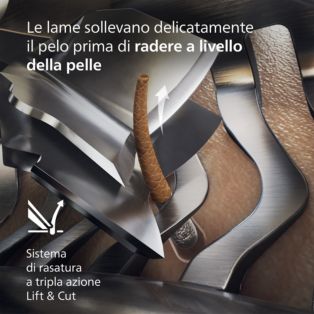 i9000 Prestige Rasoio elettrico Wet & Dry con SkinIQ