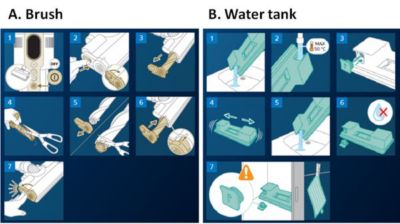 Børste til vandtank