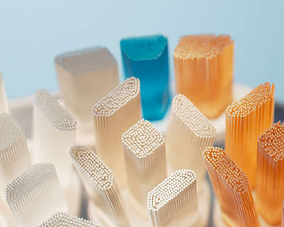 Close shot of bristles on the All-in-One brush head
