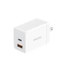 USB-A & USB-C ポート搭載コンセント式充電器