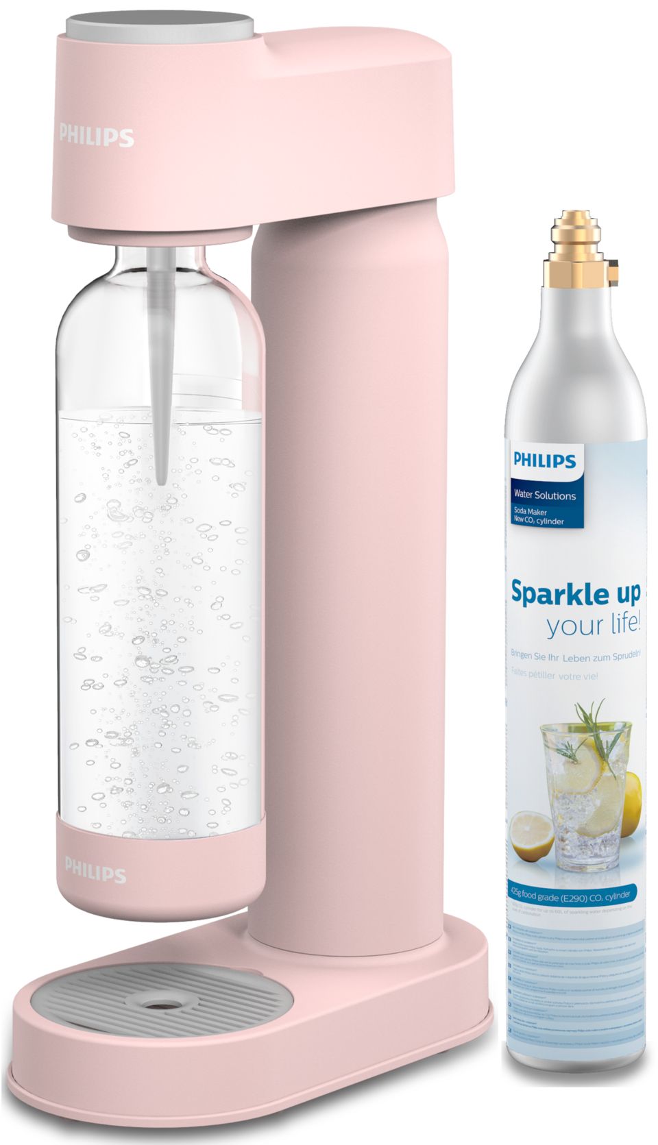 Philips フィリップス GoZero 炭酸水メーカー ADD4901 Amazon.com: PHILIPS ADD4901GRO/37 Sparkling Water Maker Soda